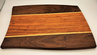Walnut, Cherry, & Ash Decorative Serving Tray/ Cutting Board