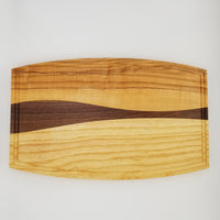 Spring Hill historic ash and walnut ribbon cutting board