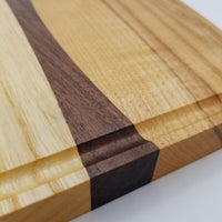 Spring Hill historic ash and walnut ribbon cutting board