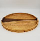 Spring Hill oval  with walnut ribbon tray