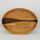 Spring Hill oval  with walnut ribbon tray