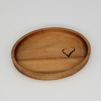 Oval Catch All Tray hard Maple