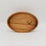 Oval Catch All Tray hard Maple
