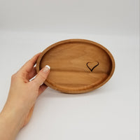 Oval Catch All Tray hard Maple