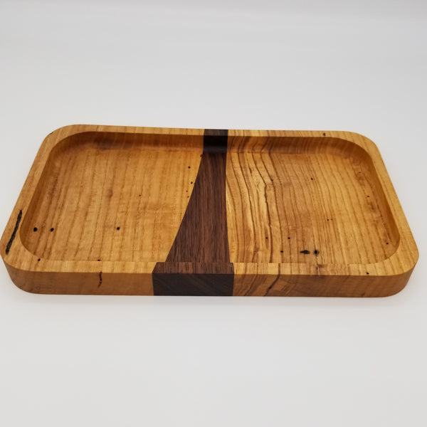 Spring Hill rectangle with walnut ribbon tray