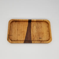 Spring Hill rectangle with walnut ribbon tray